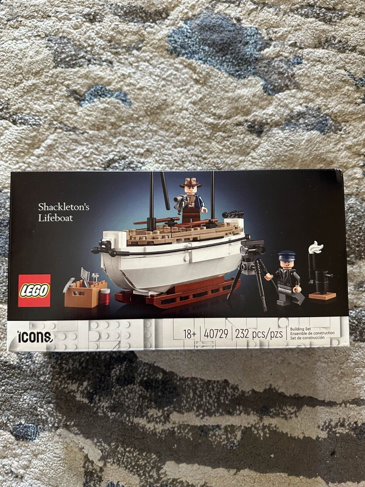 Lego Icons Shackleton's Lifeboat 40729 Brand New Sealed Ships Same Day Exclusive