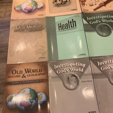 Abeka Home school books 10 each book
