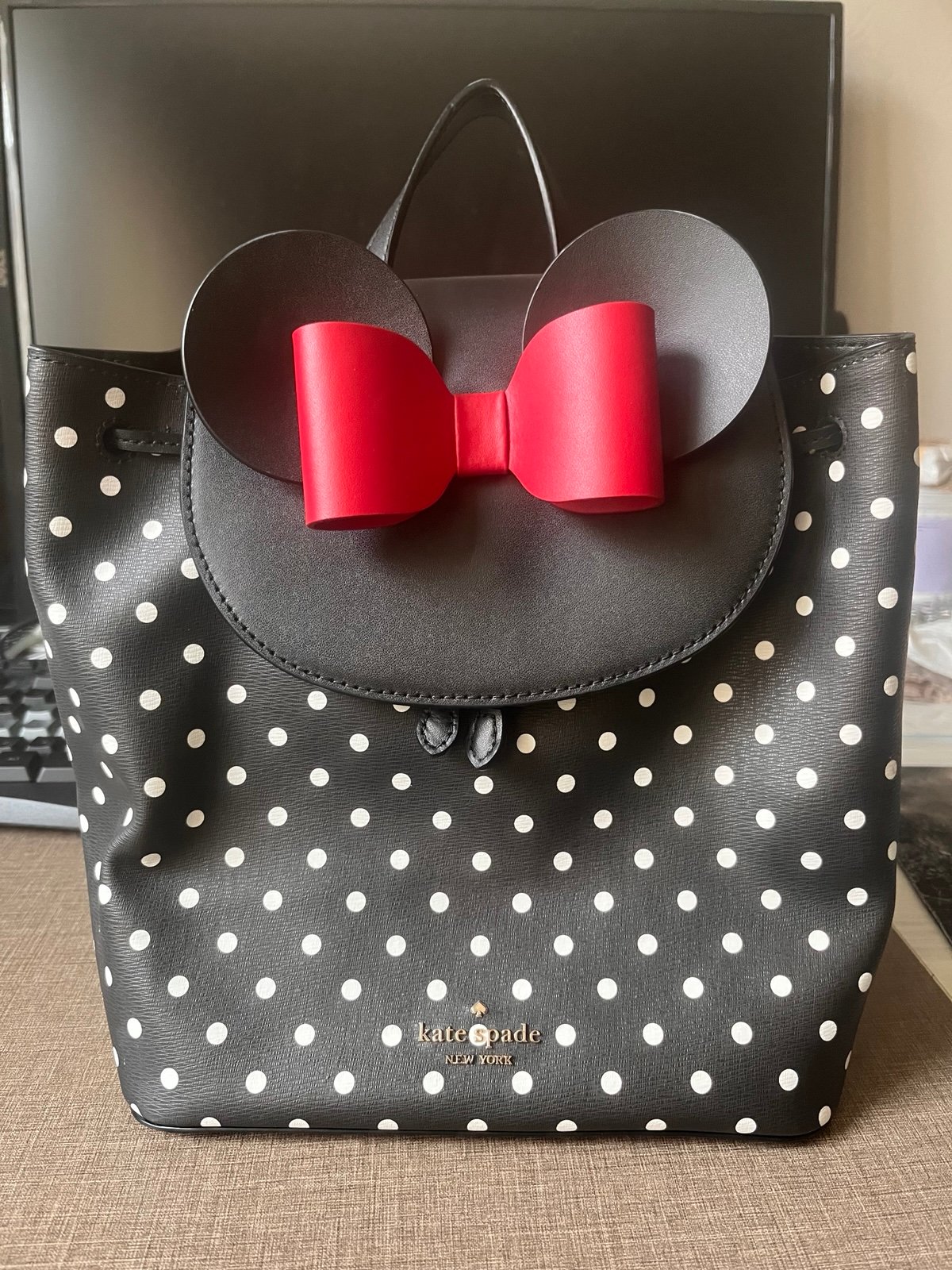 Kate Spade Minnie Mouse medium back pack!