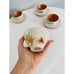 Vtg Ben Seibel Iroquois Harvest Time Informal True China, Teacups & Saucer X 4