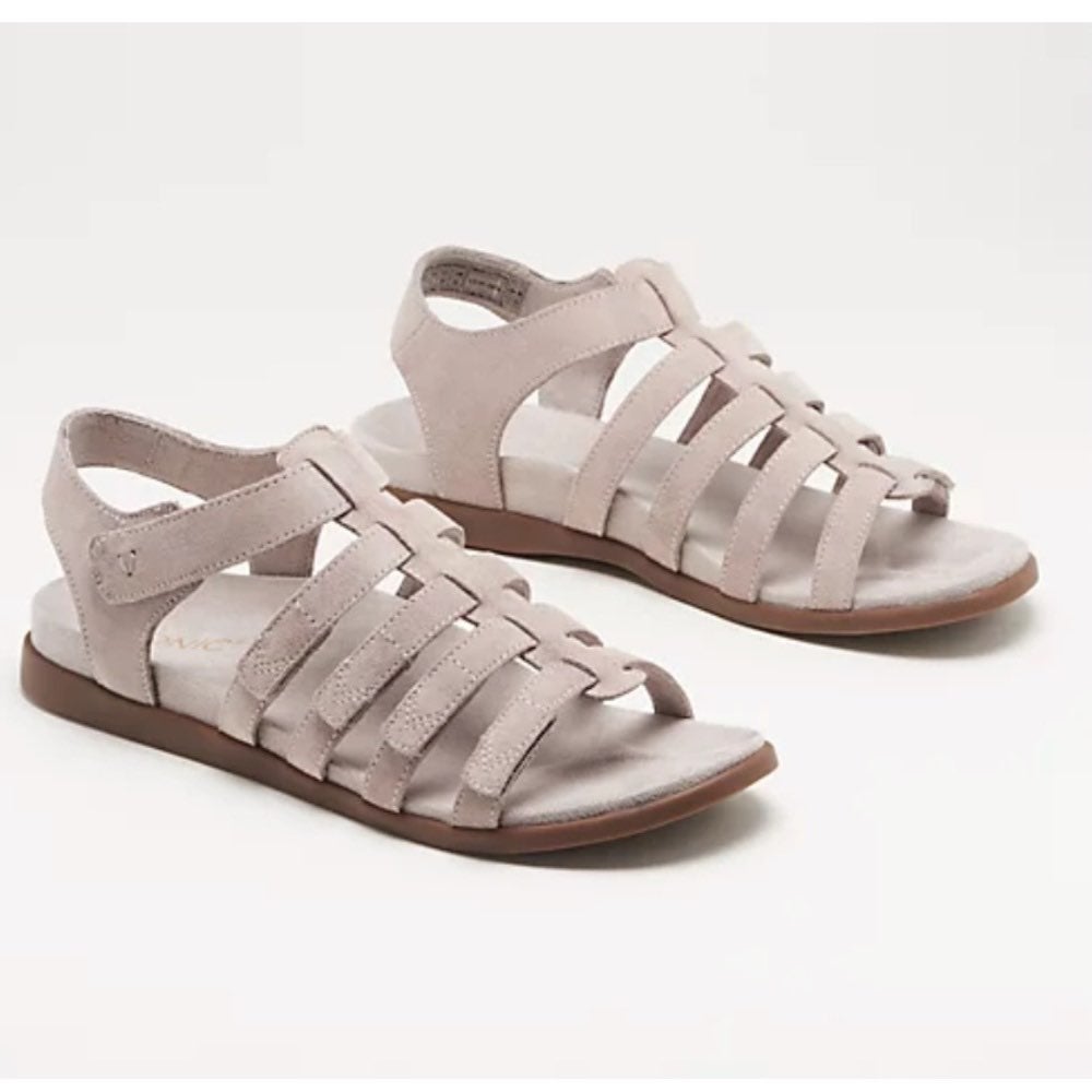 Vionic Rita Light Gray Gladiator Sandals