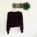For Love and Lemons Purple Lou Cardigan Sweater S