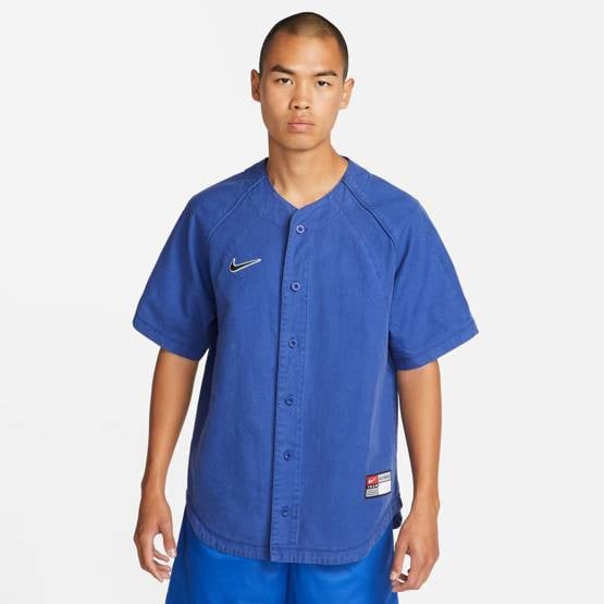 Nike SB x MLB Skate Baseball Jersey Deep Royal Blue/White