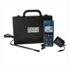 Reed hot wire anemometer
