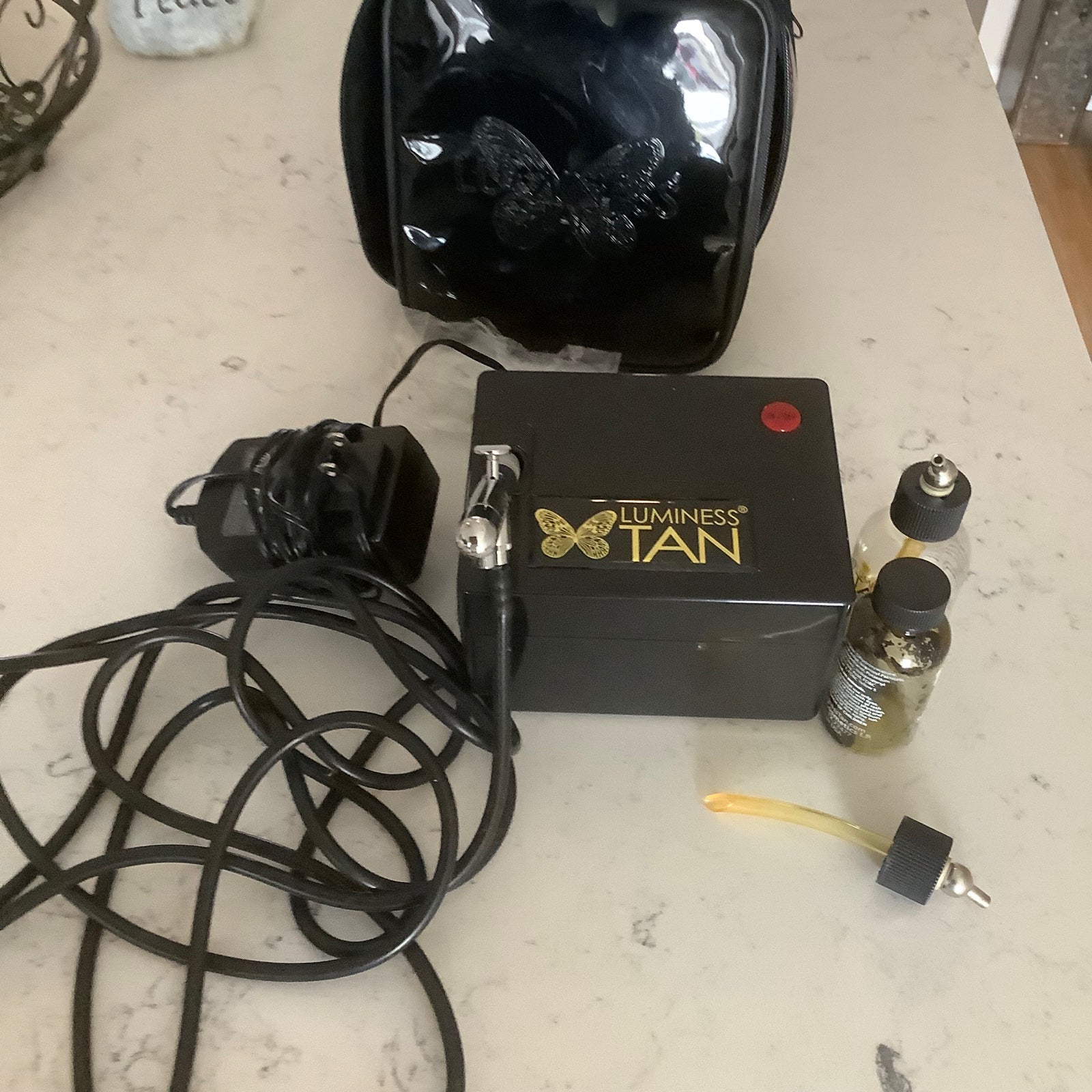 Luminess tan air brush system with compressor at home spray tan