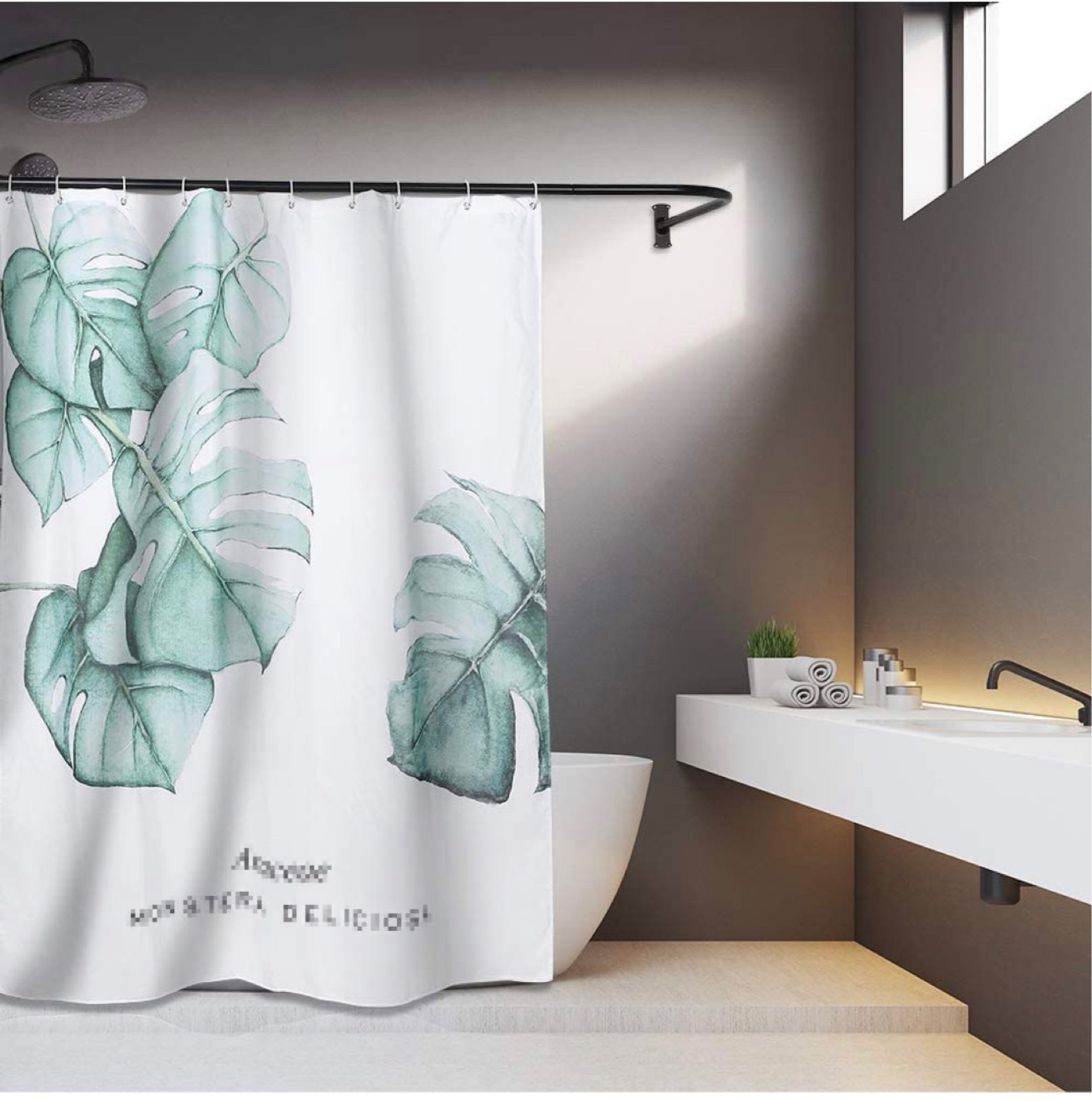Shower curtain rod