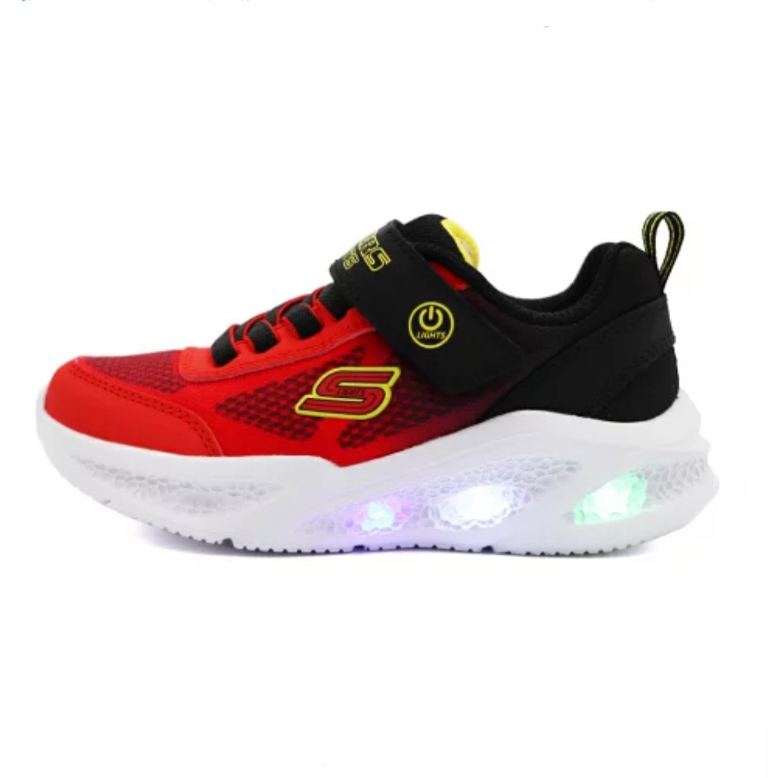 Skechers S-Lights Meteor-Lights Krendox Little Boys Shoe Size 1 US - 32 EUR NEW