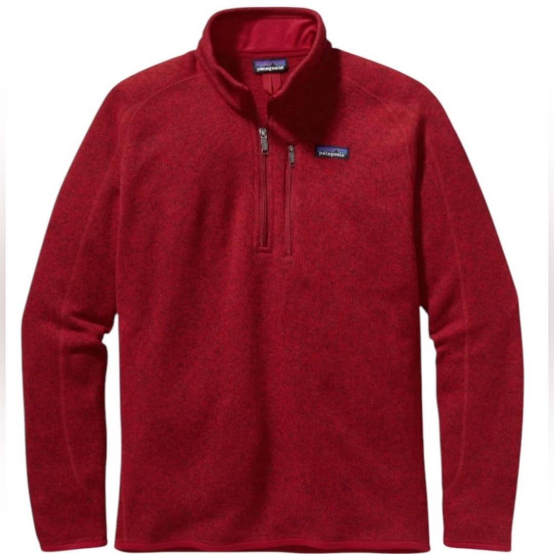 Patagonia Mens Better Sweater Ref Black Heather 1/4-Zip Fleece XL