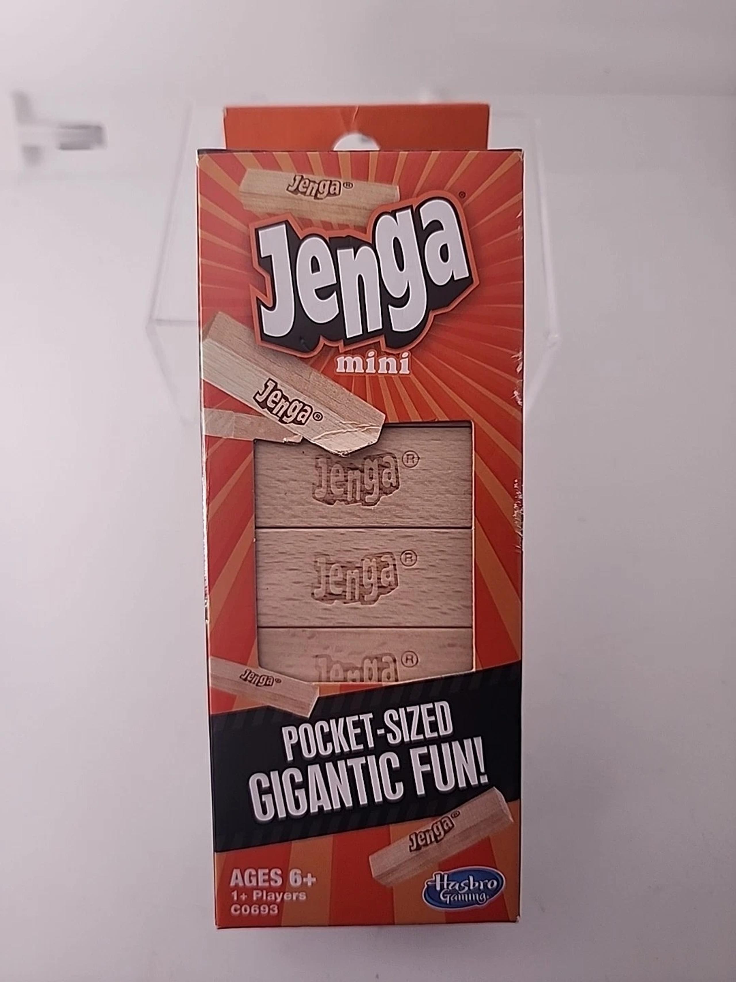 Hasbro Gaming Jenga Mini Game Pocket-Size Gigantic Fun Ages 6+ Brand New Sealed
