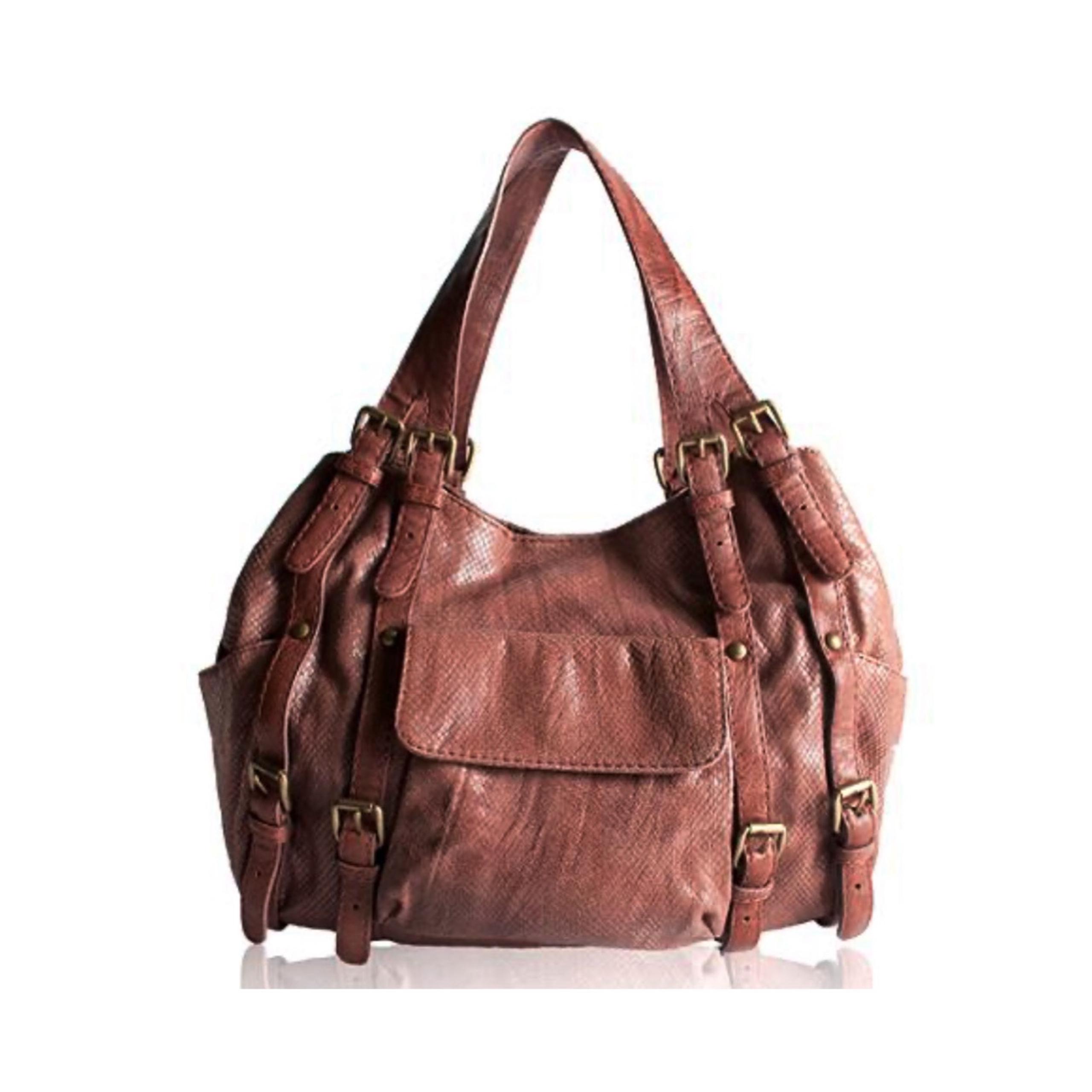 Kooba Brown Leather Shoulder Handbag