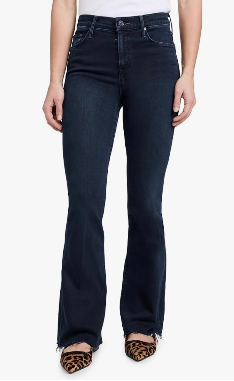 248 MOTHER Lil’ Weekender Fray Jeans Chip on my Shoulder Size 27