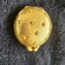 Vintage Houbigant Chantilly Solid Perfume Gold Tone Compact