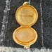 Vintage Houbigant Chantilly Solid Perfume Gold Tone Compact