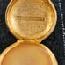 Vintage Houbigant Chantilly Solid Perfume Gold Tone Compact