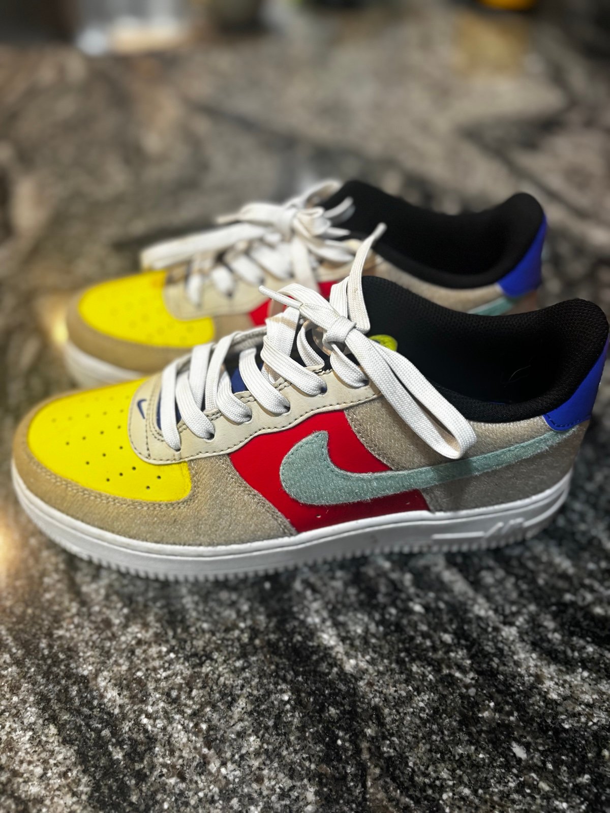 Kids size 5Y Nike Air Force 1. Like new