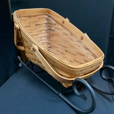 Longaberger Sleigh/ Basket Combo
