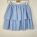 Hill House The Clara Tulle Tiered Mini Skirt Powder Blue S