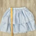 Hill House The Clara Tulle Tiered Mini Skirt Powder Blue S