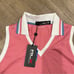 NEW RLX Ralph Lauren Women Golf Short Sleeve Polo Shirt Size M Pink Blue