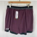 Smartwool Men's IntraKnit Active Wool Lined 5 Inseam Bordeaux Purple Shorts 2XL