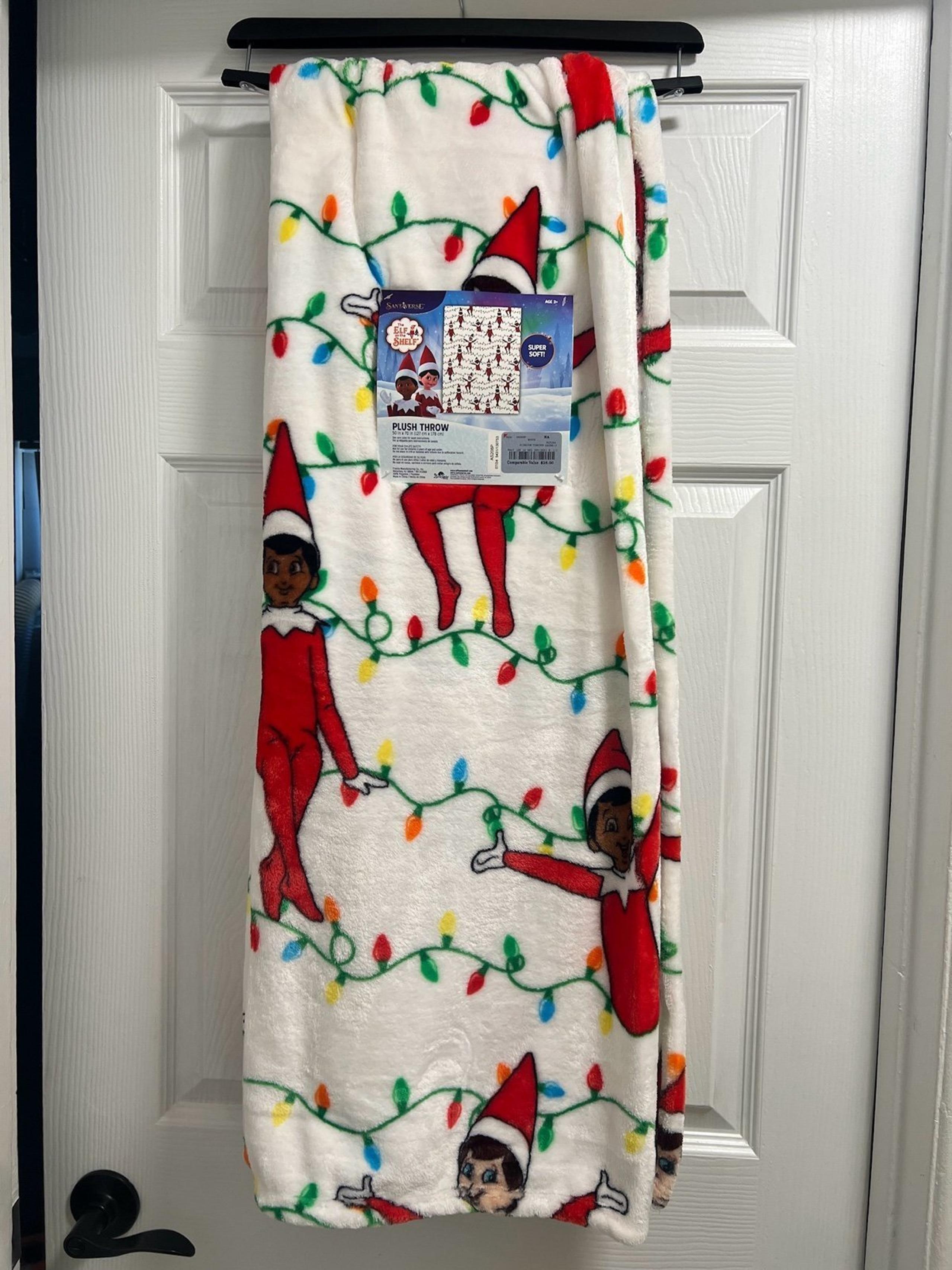 Elf On The Shelf Throw Blanket