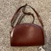 A.P.C. Demi Lune half moon purse brown
