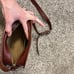 A.P.C. Demi Lune half moon purse brown