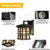 1 Outdoor Wall Lantern