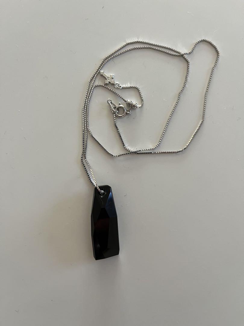 Vintage Margiela Swarovski Necklace Black