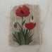 Vintage Handwoven Scandinavian Wall Hanging Flowers