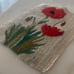 Vintage Handwoven Scandinavian Wall Hanging Flowers