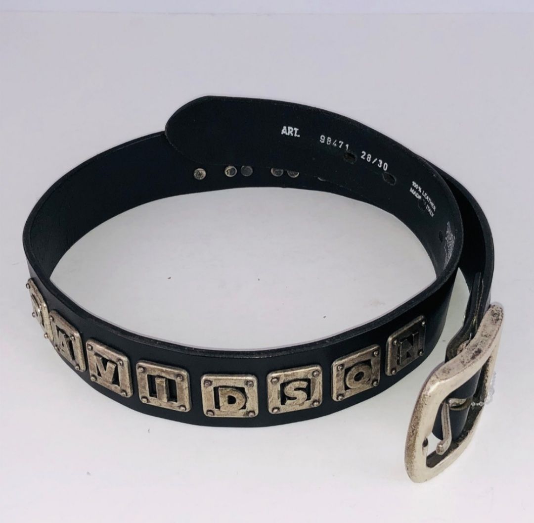 Harley-Davidson Black Leather Belt with