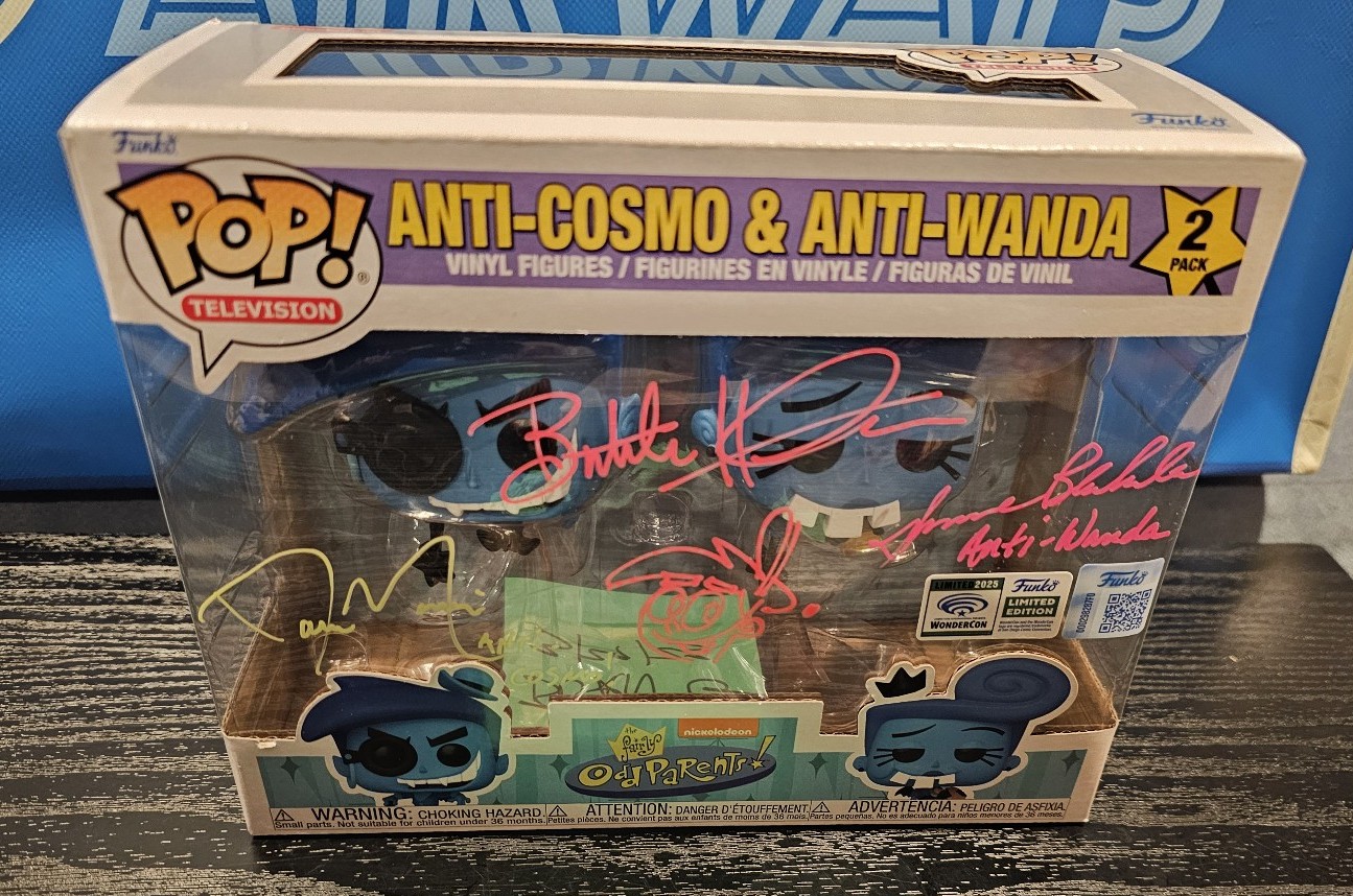 Funko Pop Anti-cosmo & Anti-Wanda 2 pack WonderCon 2025 Exclusive Con Sticker