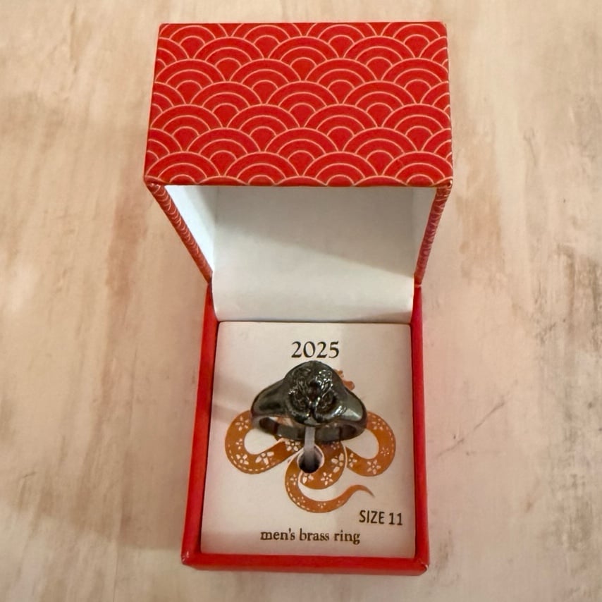 ❤️Year of The Snake Ring 2025