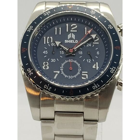 Shield Exley 45mm Chronograph Mens Watch
