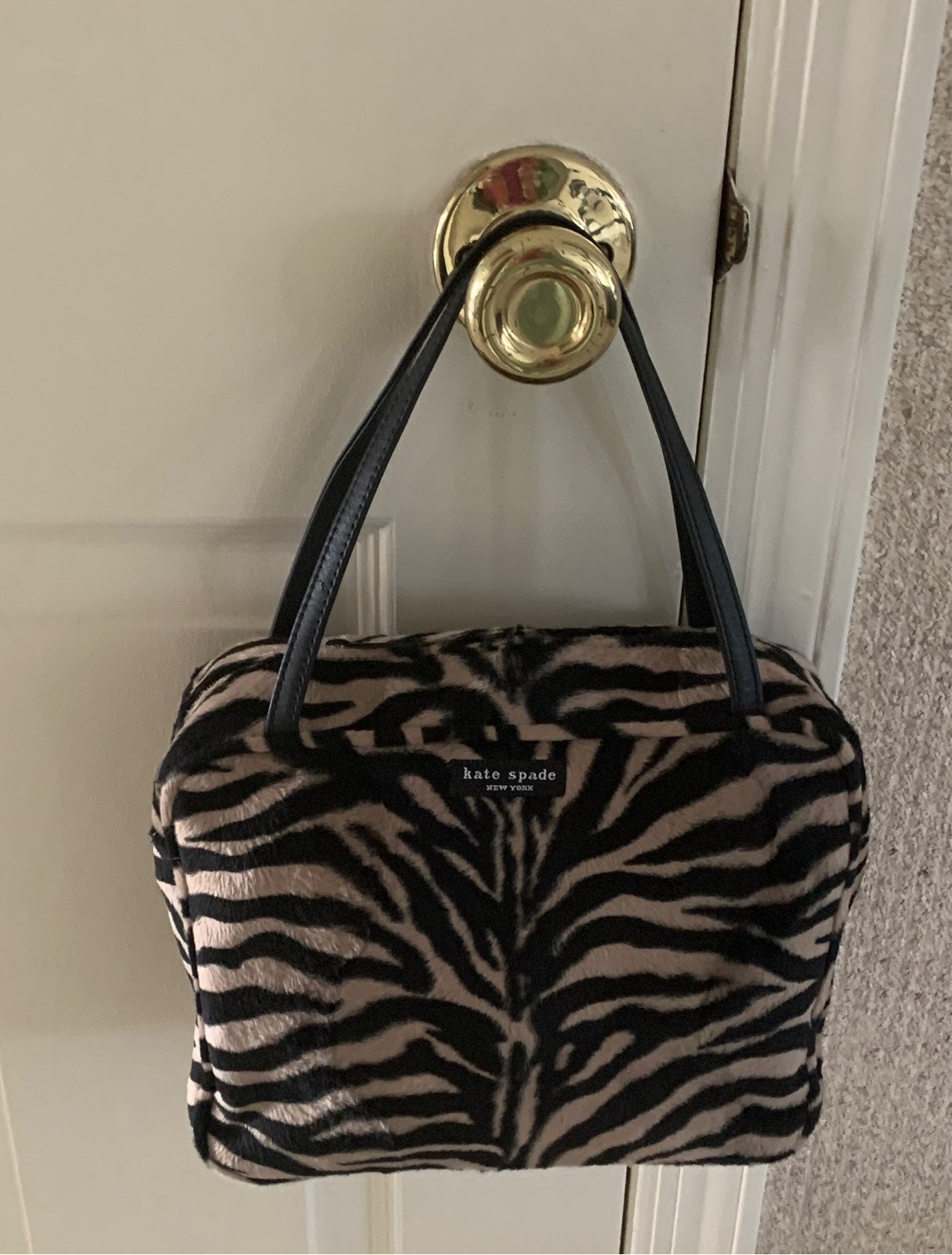 kate spade animal print handbag