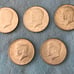 Lot Of 5 JFK Half Dollar Coins. C-126.