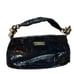 Michael Kors black and gold chain shoulder bag
