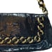 Michael Kors black and gold chain shoulder bag