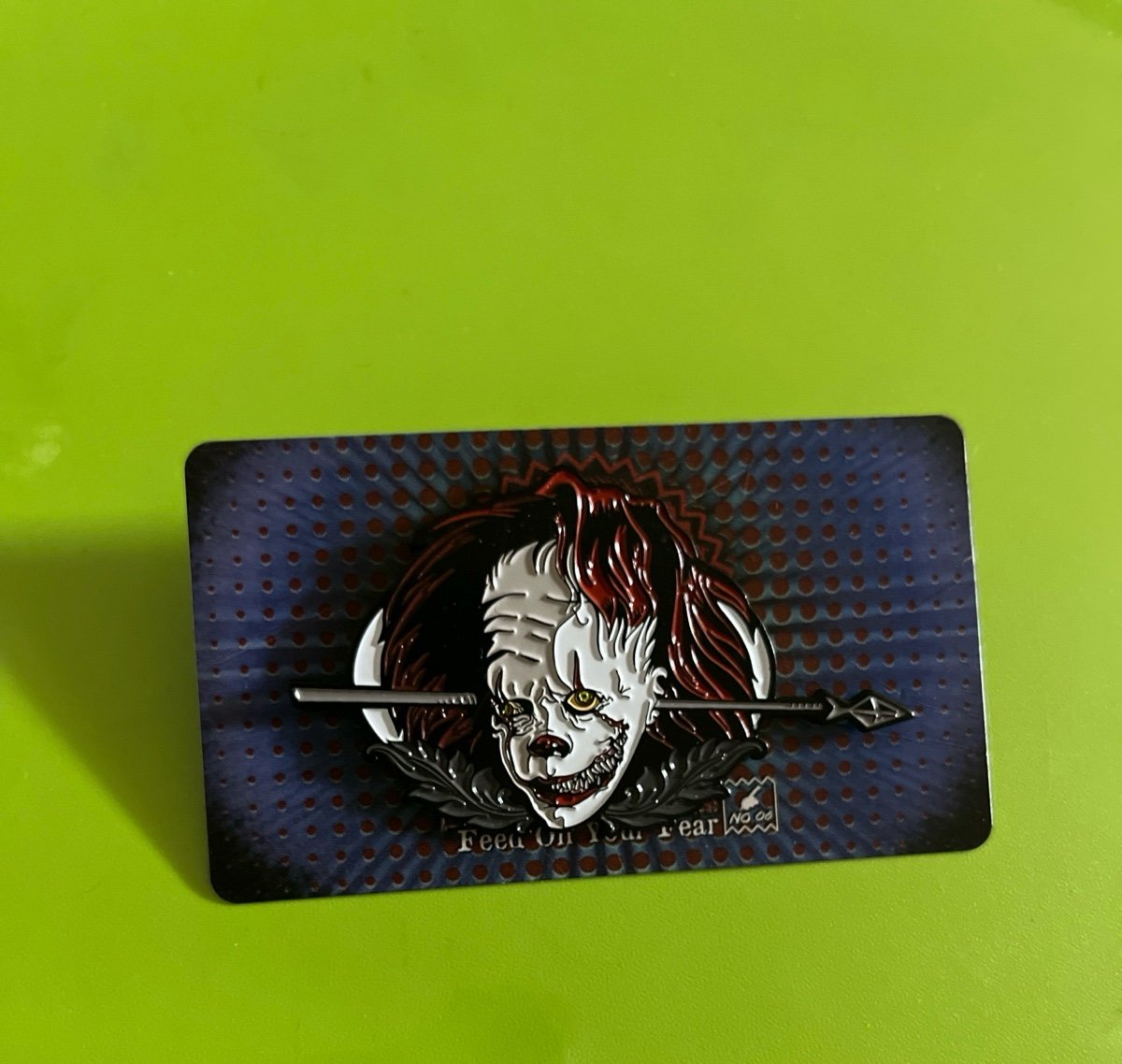 Pennywise horror enamel pin