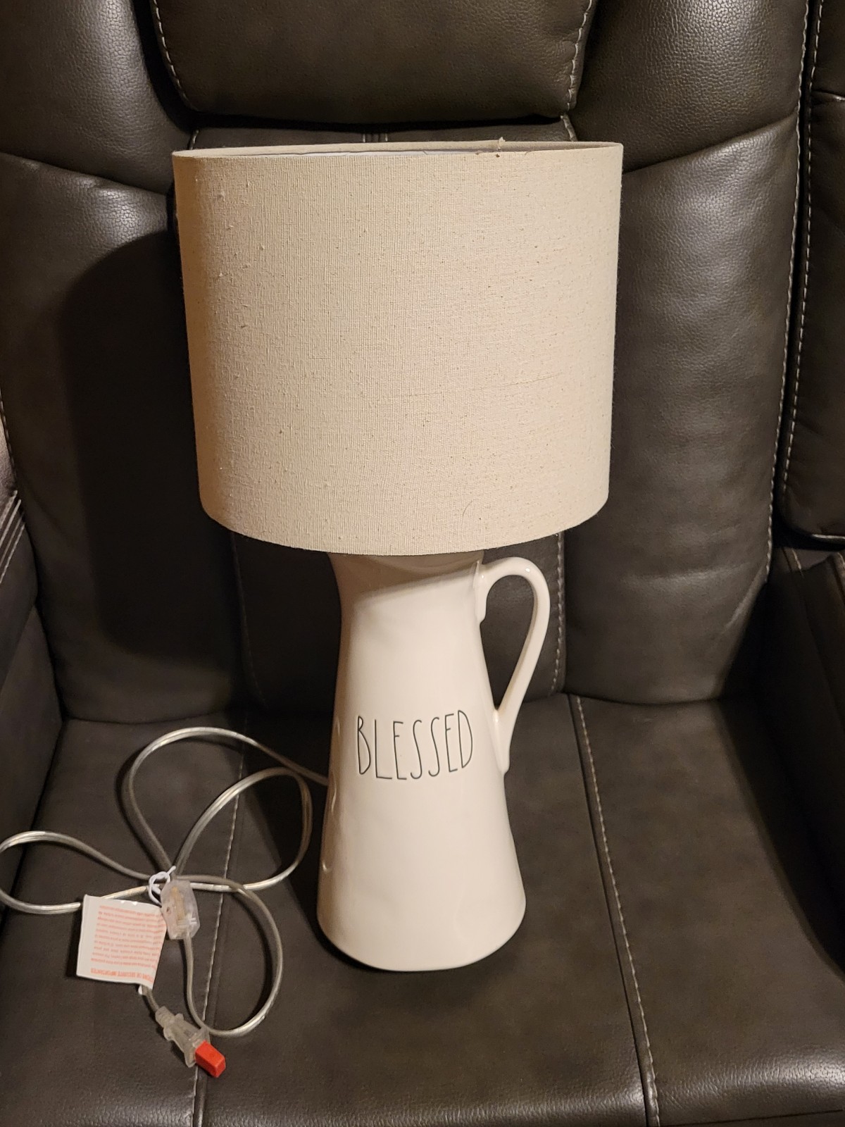 Rae Dunn Blessed Lamp