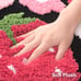 Black Bathroom Rugs Cute Strawberry Flower Bath Mat Bathroom Accessories, 18x25