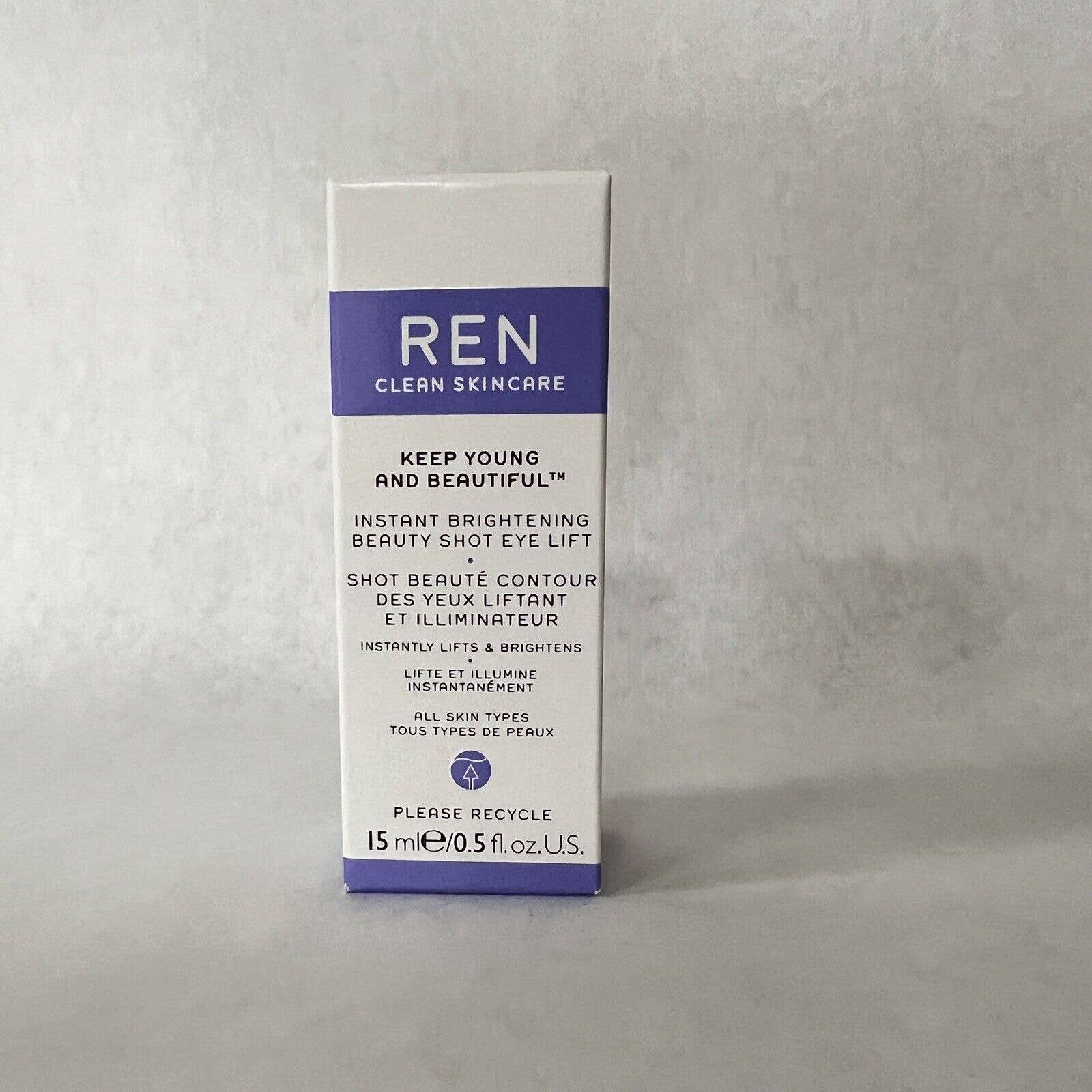 Ren Clean Skincare Keep Instant Brightening Eye Lift 0.5 fl o
