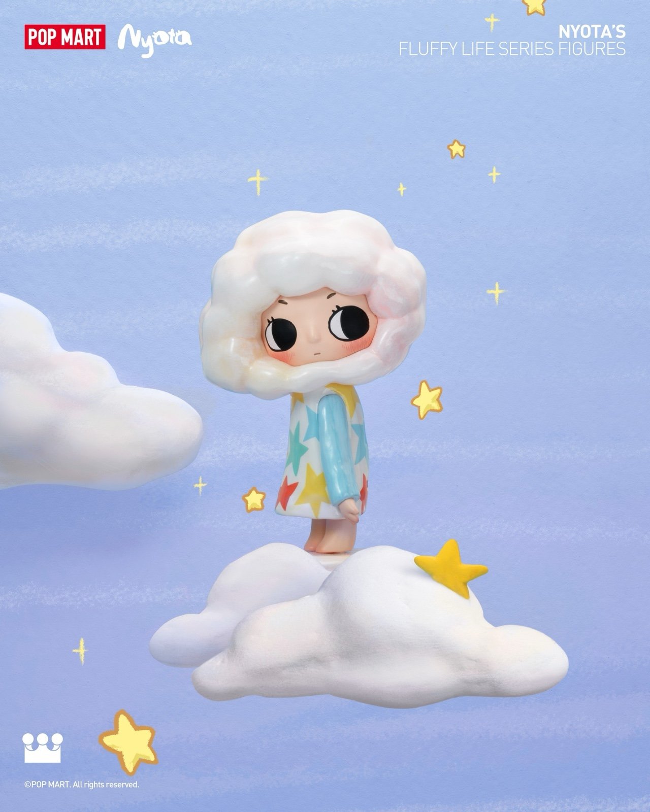 POP MART Nyota’s Fluffy Life Series - Cotton Candy Daydream (SECRET)