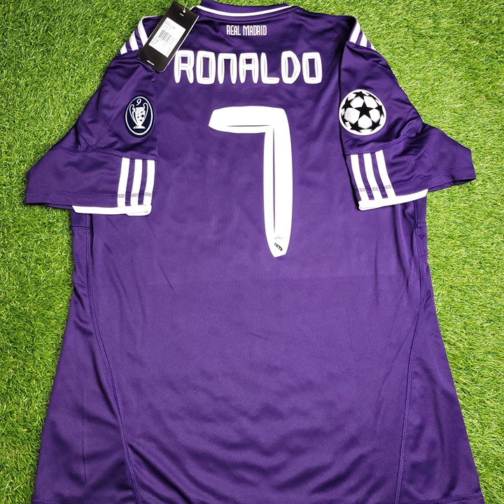 Cristiano Ronaldo Real Madrid 2010 2011 UEFA Third Soccer Jersey Shirt BNWT L