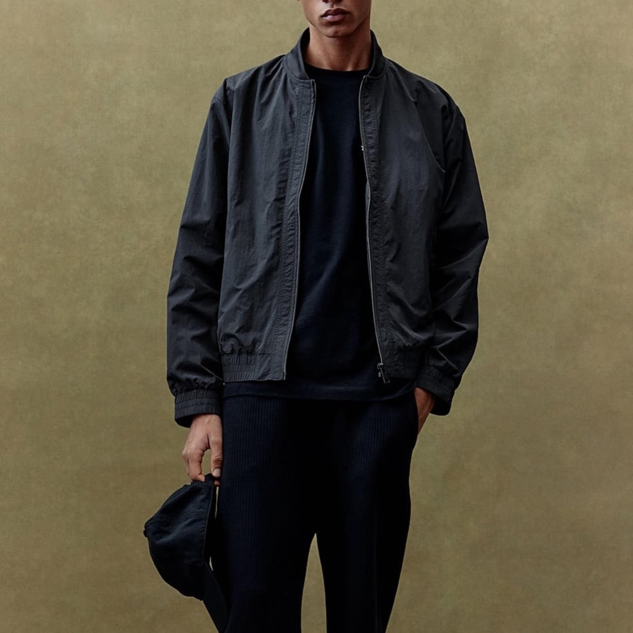 Zara Regular Fit Nylon Bomber Jacket