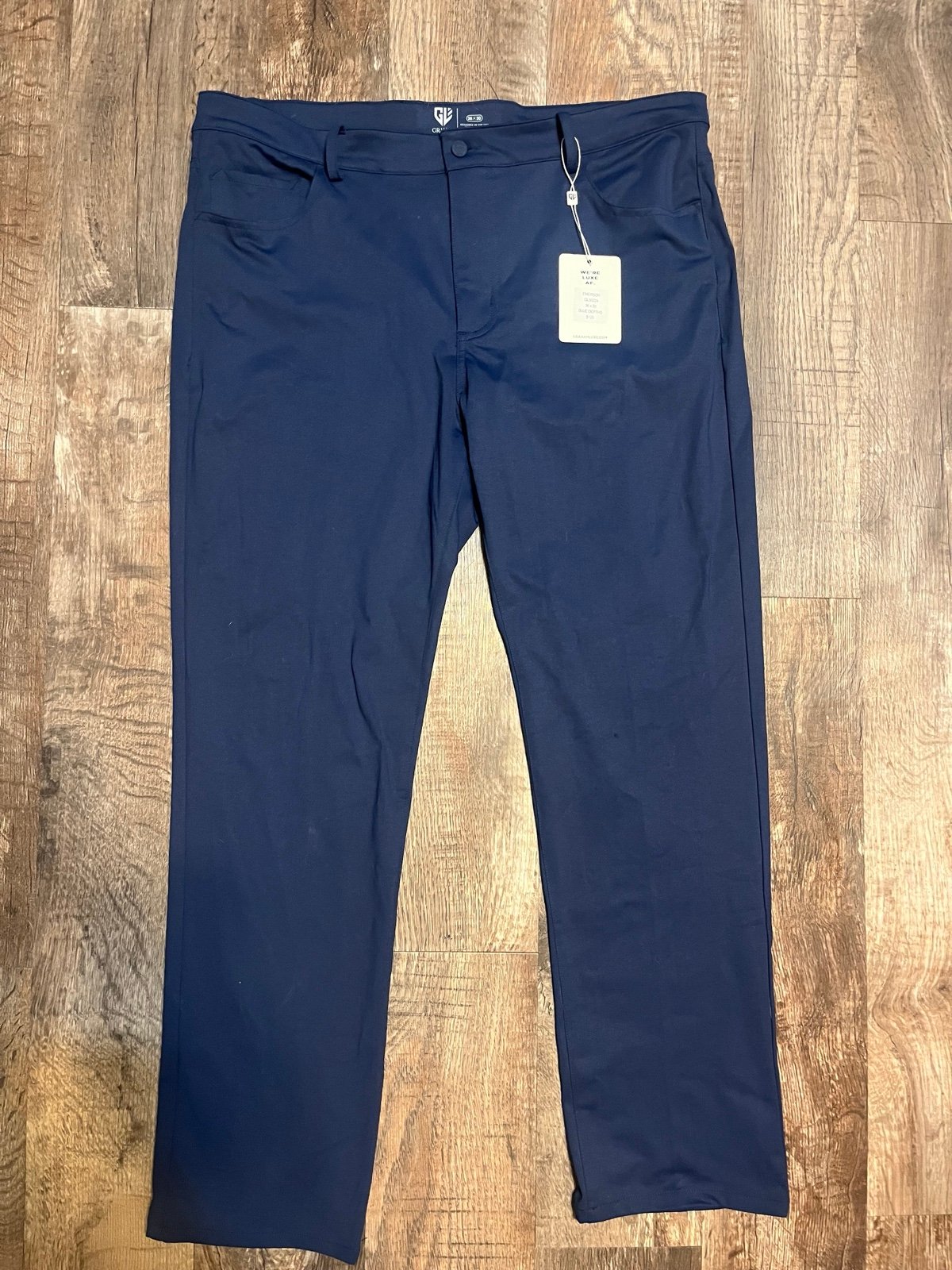 Graham Luxe Navy Blue Golf Pants Size: 36X30 NWT