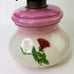 Vintage EAGLE Kerosene Oil Lamp Victorian Daisy Floral Hand painted Porcelain