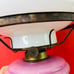 Vintage EAGLE Kerosene Oil Lamp Victorian Daisy Floral Hand painted Porcelain