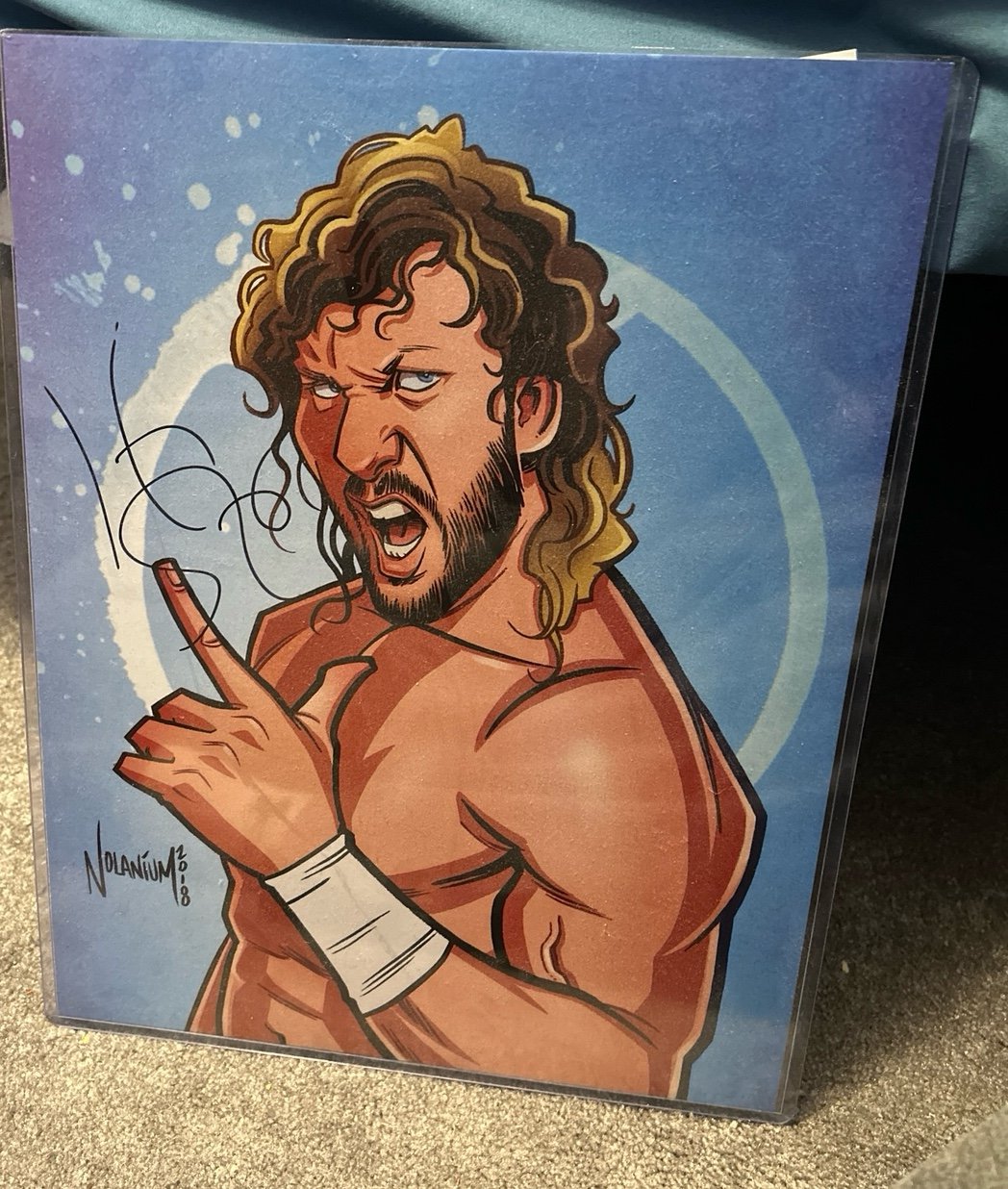 Signed Kenny Omega 11x14 Nolanium art print